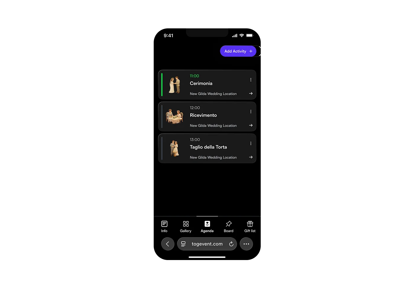 Togevent screen 1
