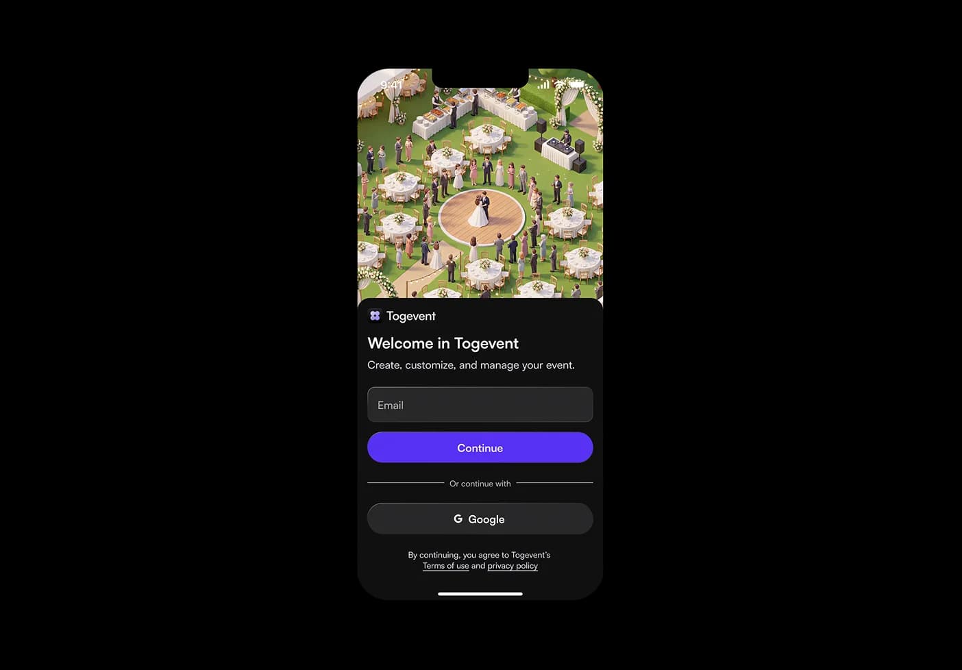 Togevent screen 4